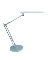 Alba Trek LED Desk Lamp White and Silver LEDTREK BC UK